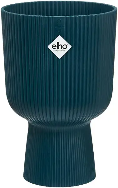 Cubremaceta cáliz ELHO 14cm en azul oscuro